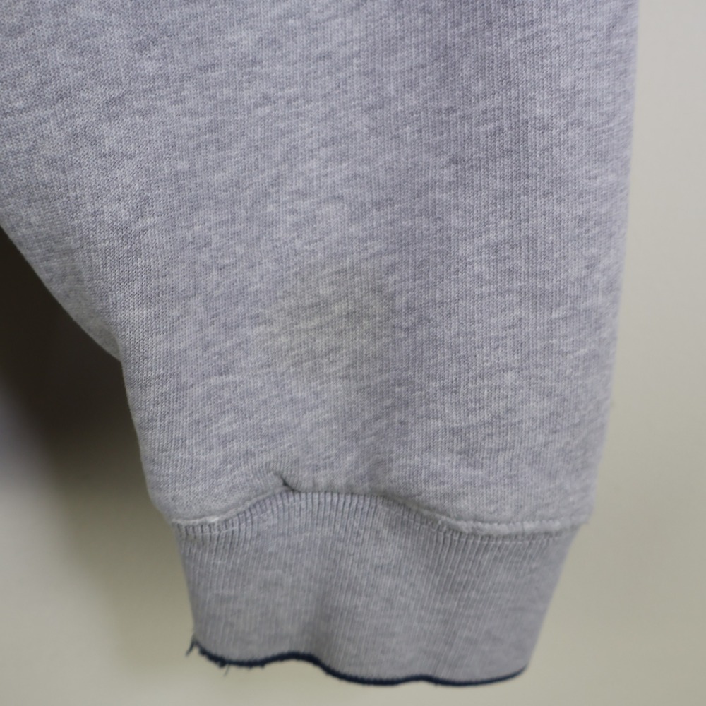 Vintage 90s C&B Sport America Flag Sweatshirt Size Large Gray Oversized - Picture 9 of 15